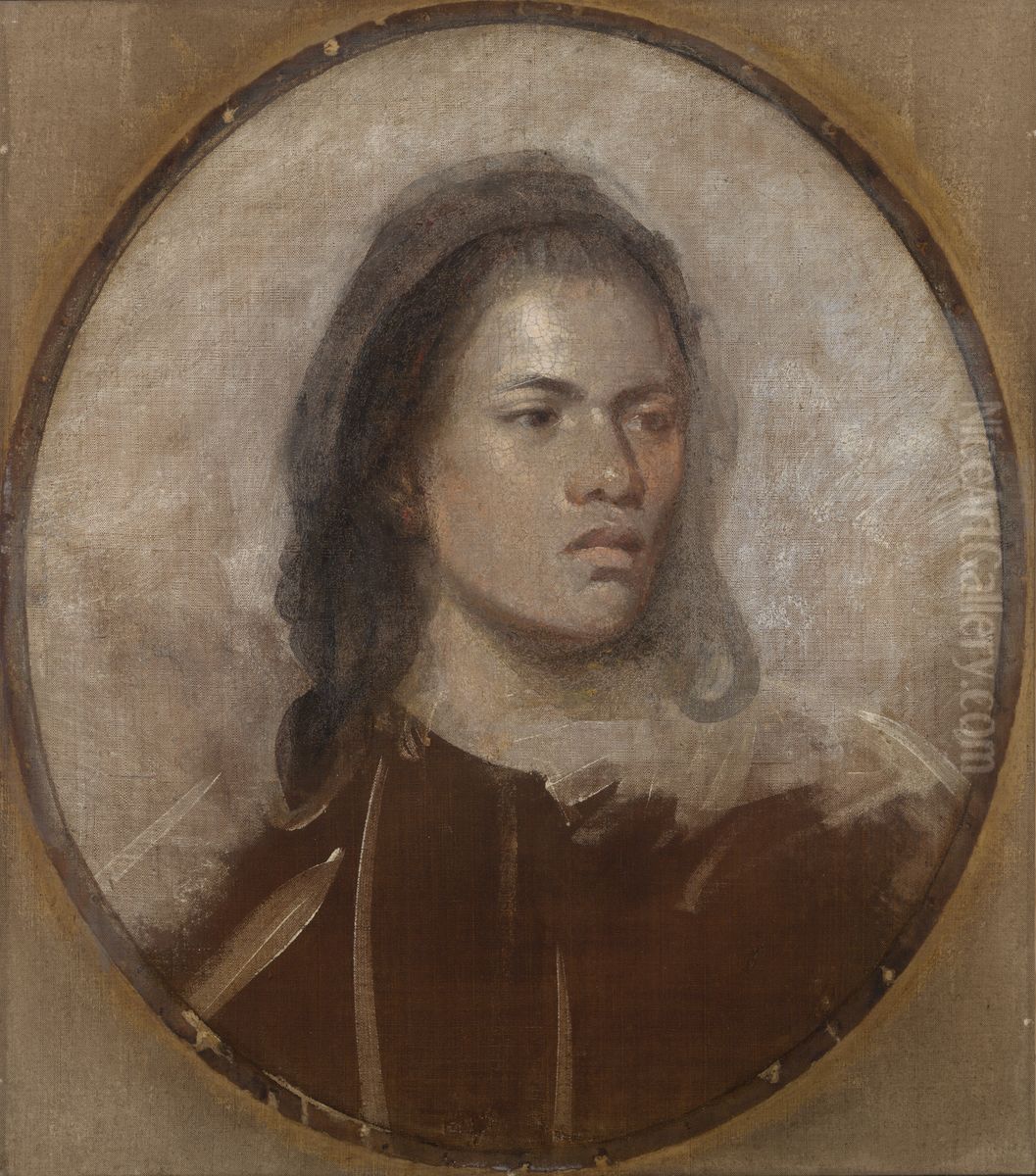 Omai Oil Painting by Of Sir Joshua Reynolds