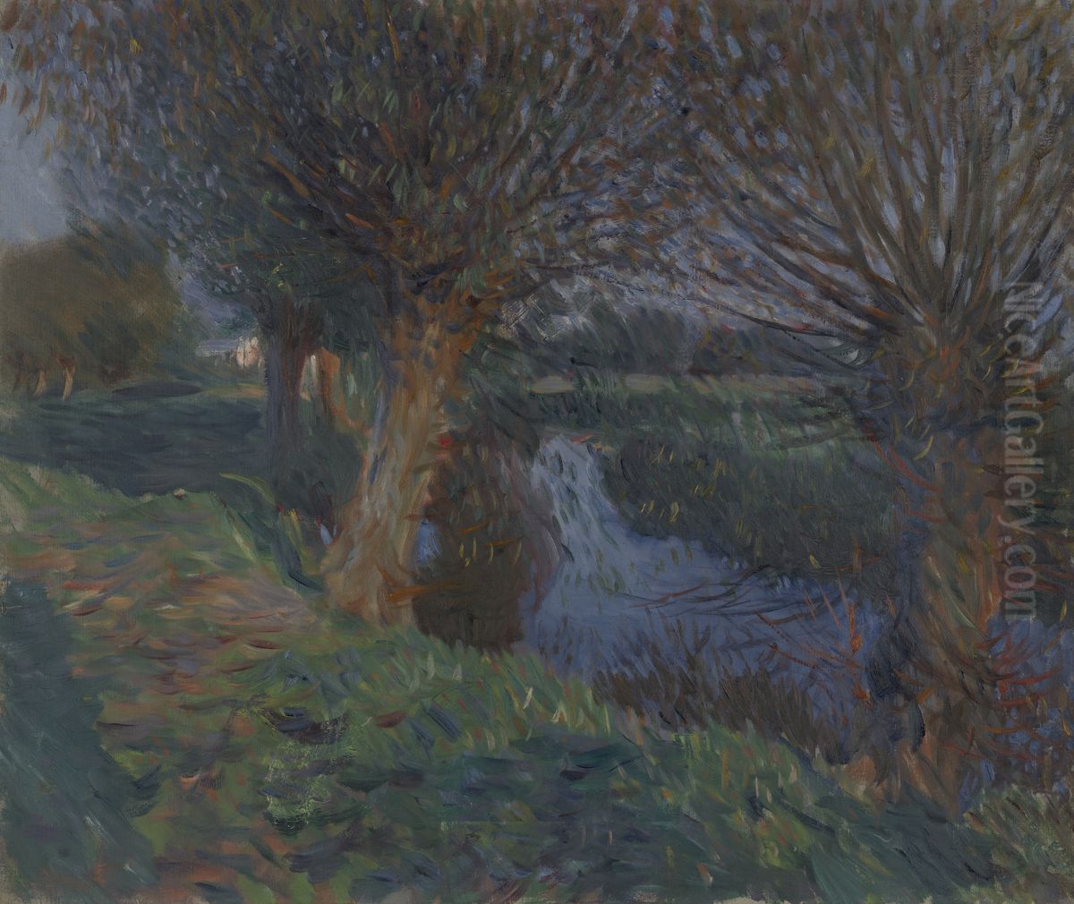 At Calcot Oil Painting by John Singer Sargent