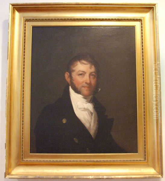 Colonel George Gibbs (1776-1833), M. A. (Hon.) 1808 Oil Painting by Gilbert Stuart