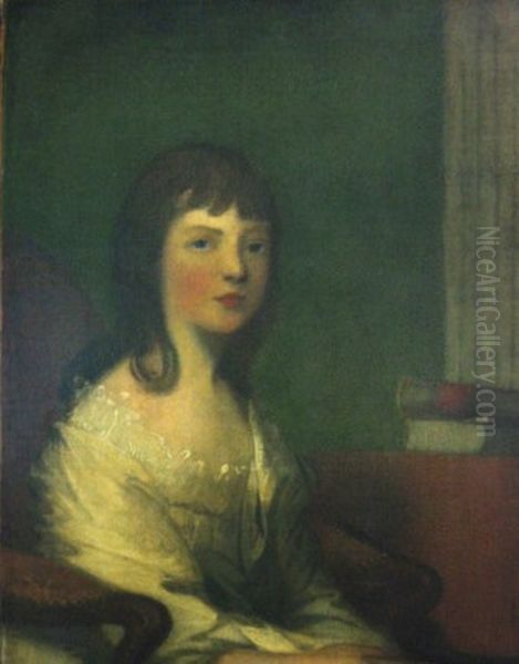 Theodosia Burr (Mrs. Joseph Alston) (1783-1812) Oil Painting by Gilbert Stuart