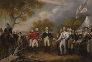 The Surrender of General Burgoyne at Saratoga, October 16, 1777