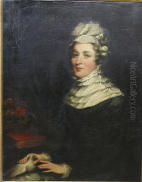 Mrs. John Trumbull (Sarah Hope Harvey) (1774-1824) Oil Painting by John Trumbull