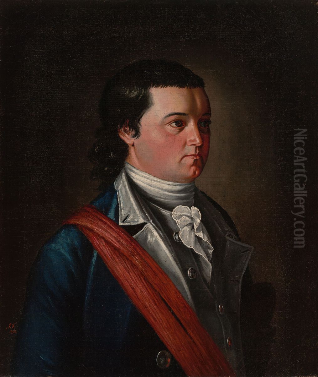Major Roger Alden (1754-1836) Oil Painting by John Trumbull