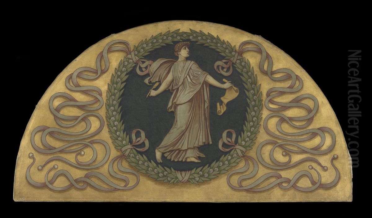 Poetry Oil Painting by Elihu Vedder