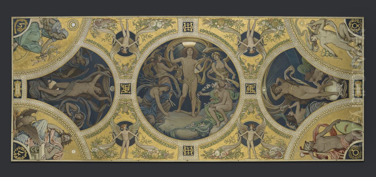 Abundance of The Days of the Week Oil Painting by Elihu Vedder