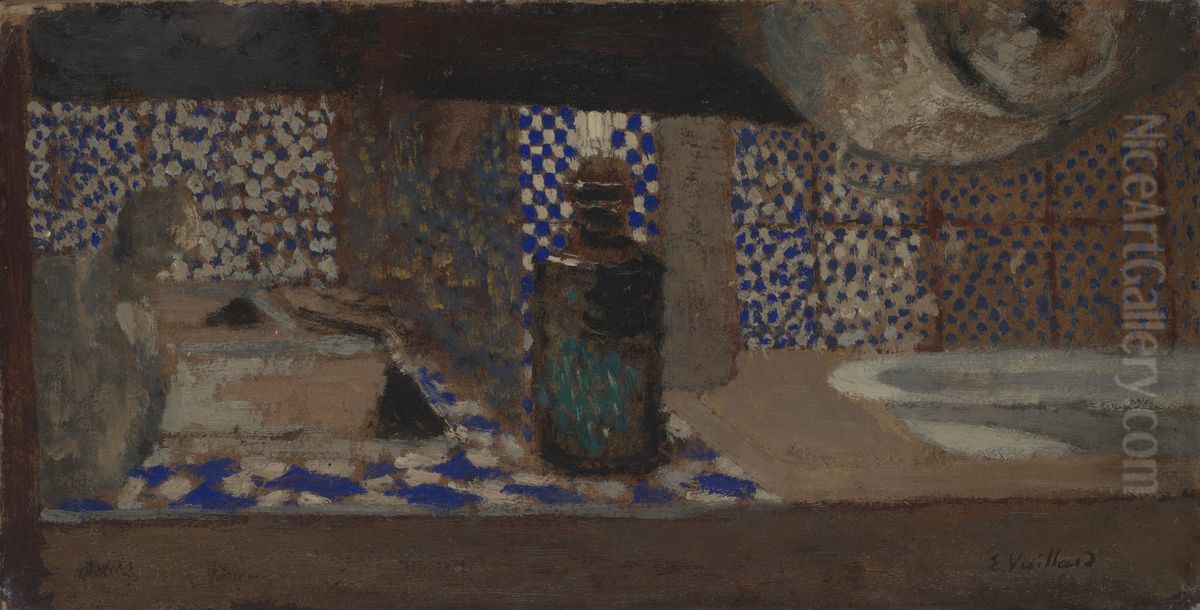 The Kitchen Oil Painting by Jean-Edouard Vuillard