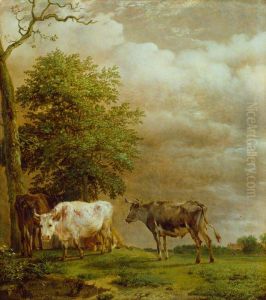 Cattle in Stormy Weather