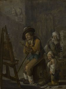 The Poor Painter in his Studio