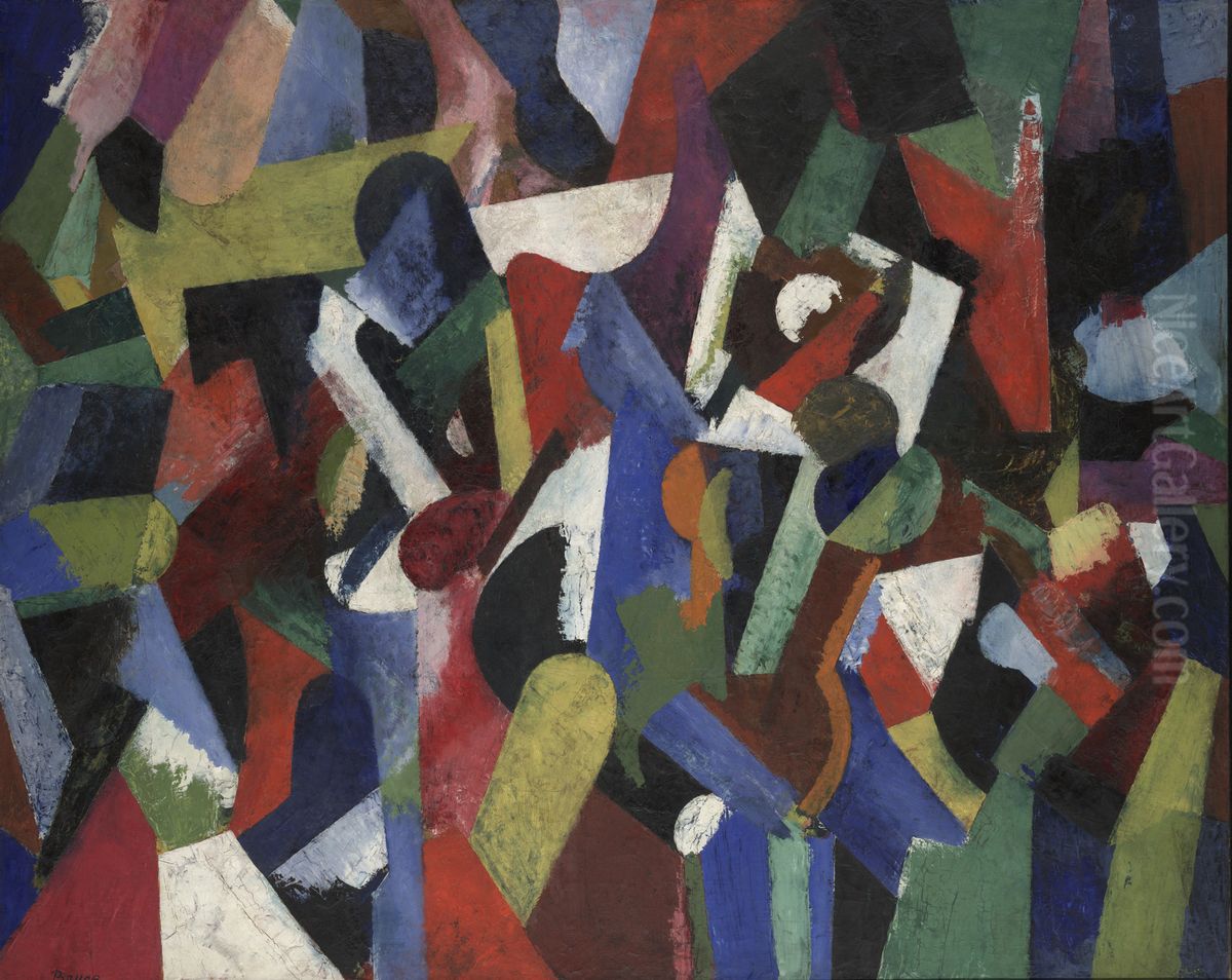 Composition V Oil Painting by Patrick Henry Bruce
