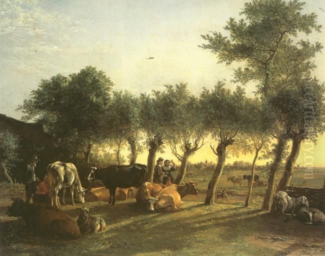 Farm near The Hague Oil Painting by Paulus Potter