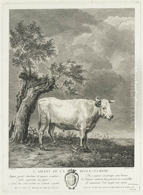 L'Amant de La Belle-Europe Oil Painting by Paulus Potter