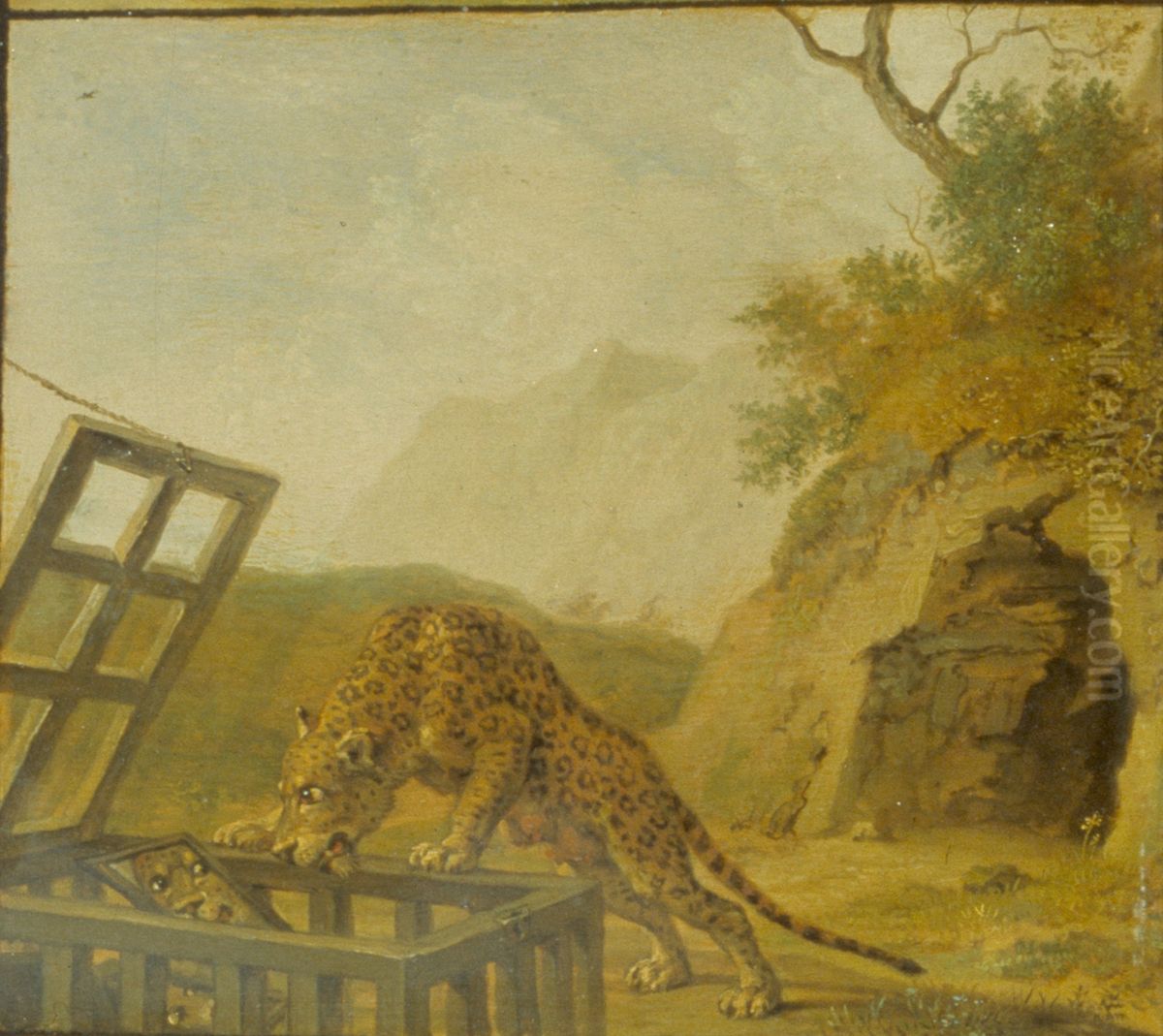 Punishment of a Hunter Oil Painting by Paulus Potter