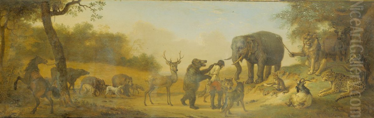 Punishment of a Hunter Oil Painting by Paulus Potter