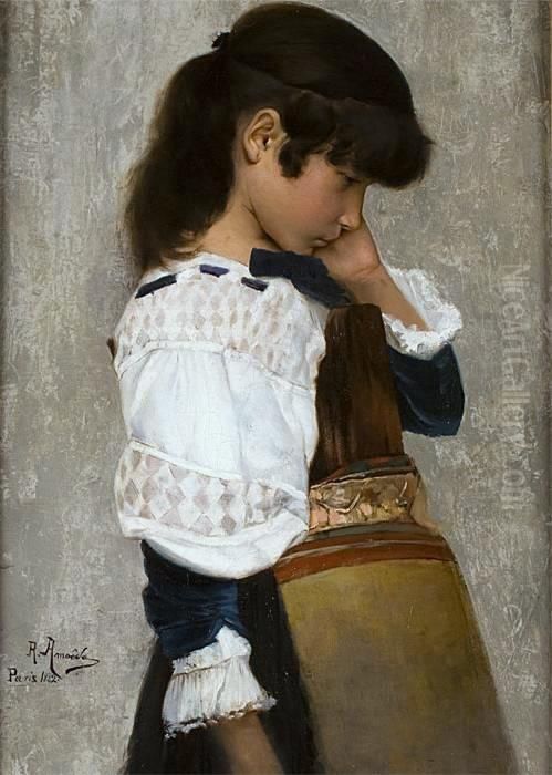 Amuada Oil Painting by Rodolfo Amoedo