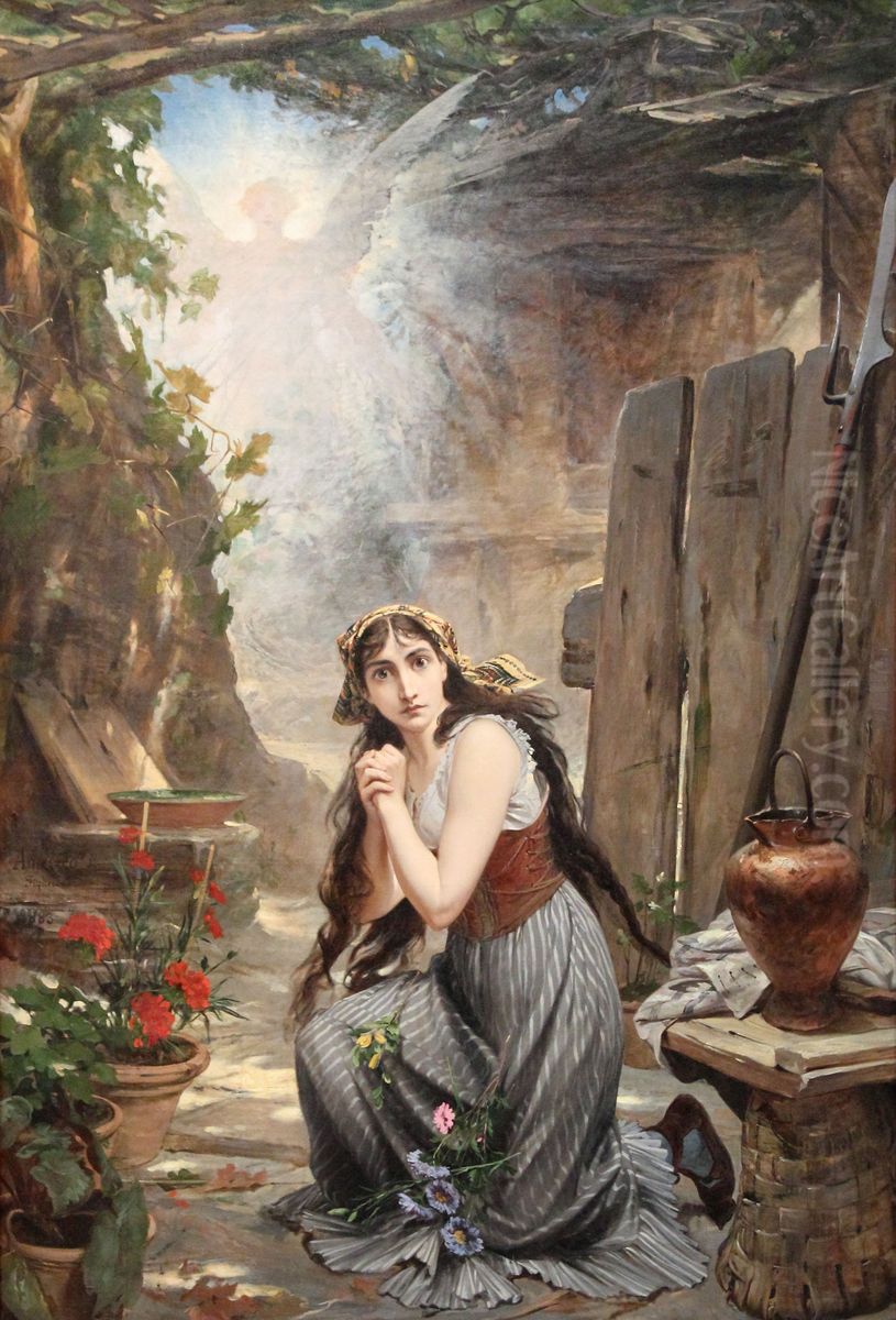 Joana d'Arc Oil Painting by Pedro Americo