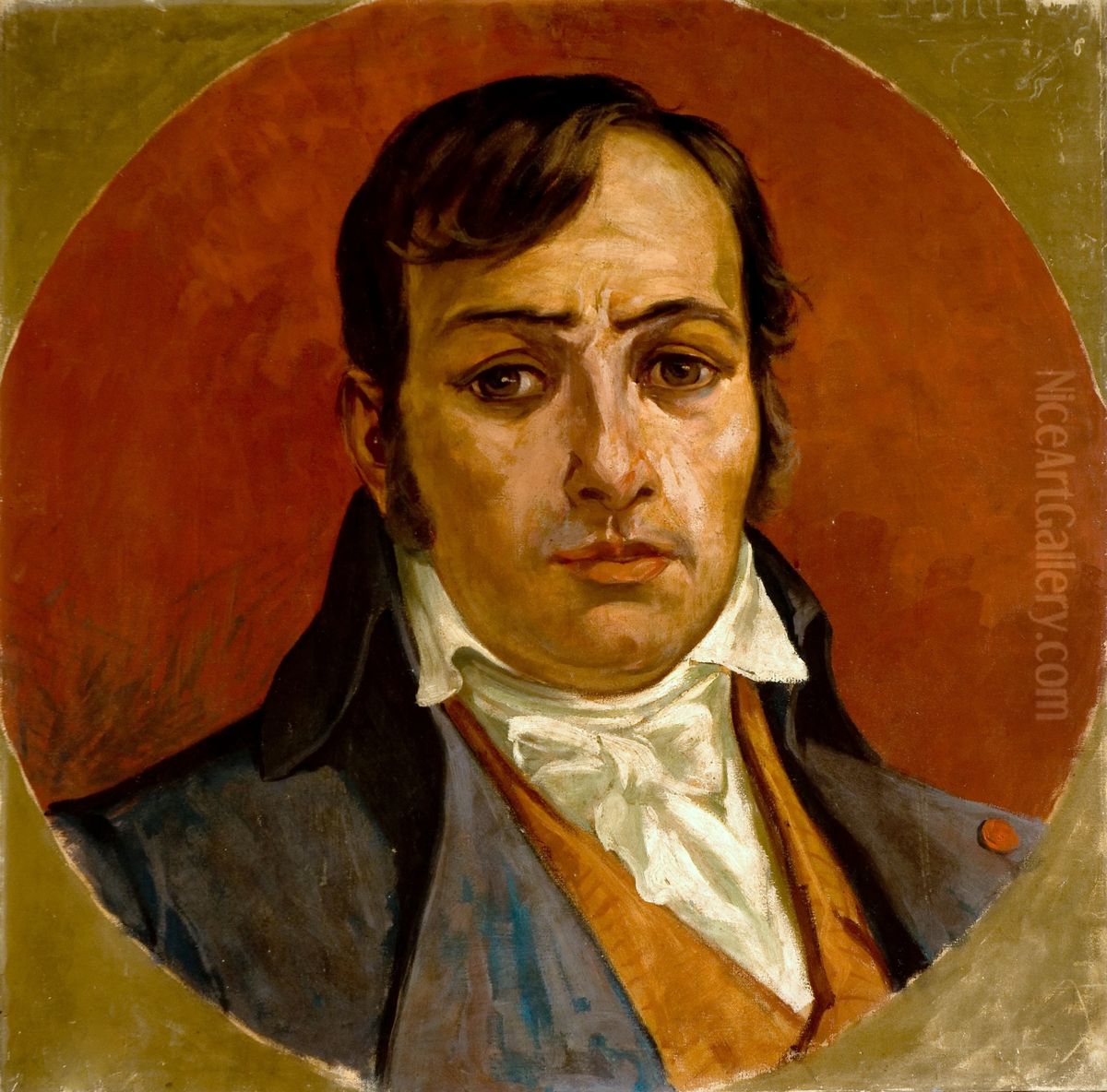 Portrait of Joachim Lebreton Oil Painting by Henrique Bernardelli