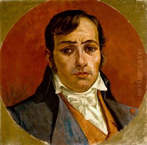 Retrato de Joachim Lebreton(estudo para o afresco da fachada do predio da Escola Nacional de Belas Artes, atual Museu Nacional de Belas Artes, Rio de Janeiro, RJ