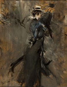 Senhora com Chapeu de Palha (Passeio Matinal)