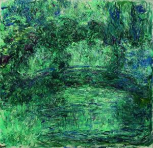 A Ponte Japonesa sobre a Lagoa das Ninfeias em Giverny