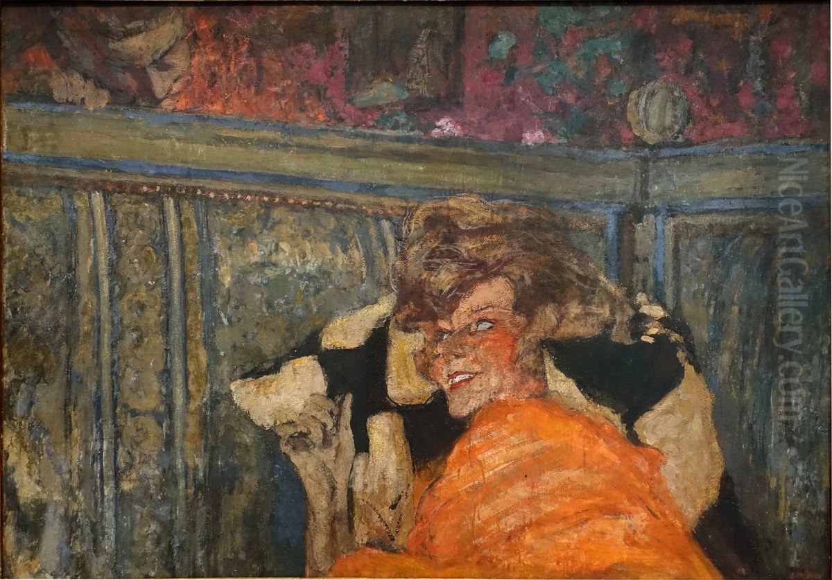 Yvonne Printemps et Sacha Guitry Oil Painting by Jean-Edouard Vuillard