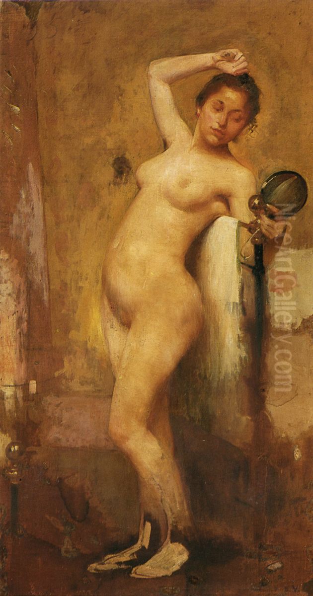 Nude Oil Painting by Eliseu Visconti