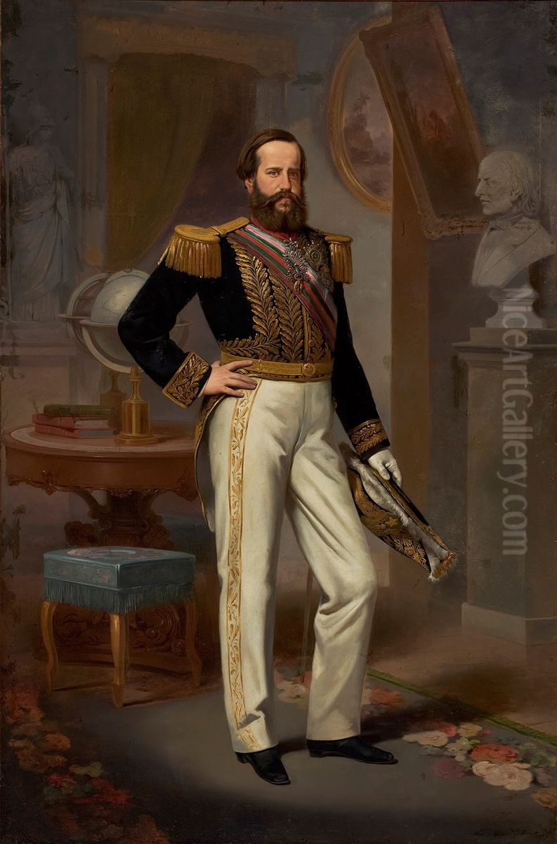 Dom Pedro II Oil Painting by Victor Meirelles