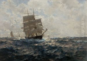 Marinha com Veleiros