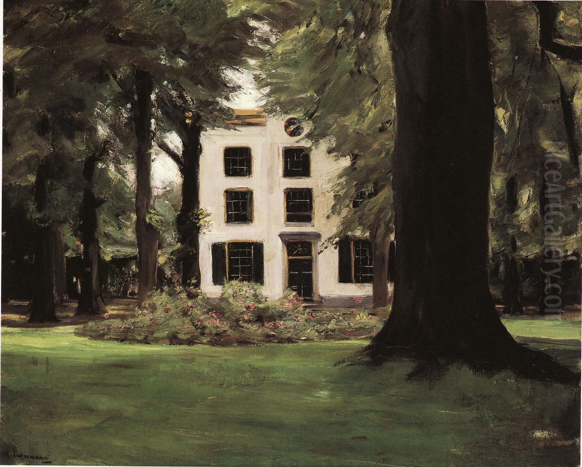 Landhaus in Hilversum Oil Painting by Max Liebermann