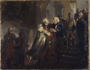 Begegnung Friedrichs II. mit Kaiser Joseph II. in Neisse 1769
