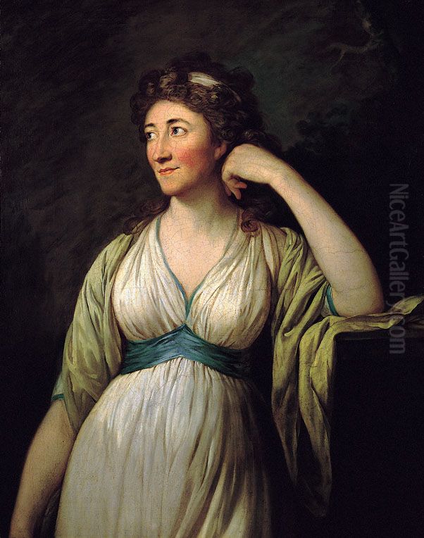 Portrait ofElisa von der Recke Oil Painting by Anton Graff