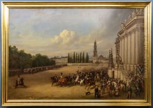 Parade in Potsdam im Jahre 1817