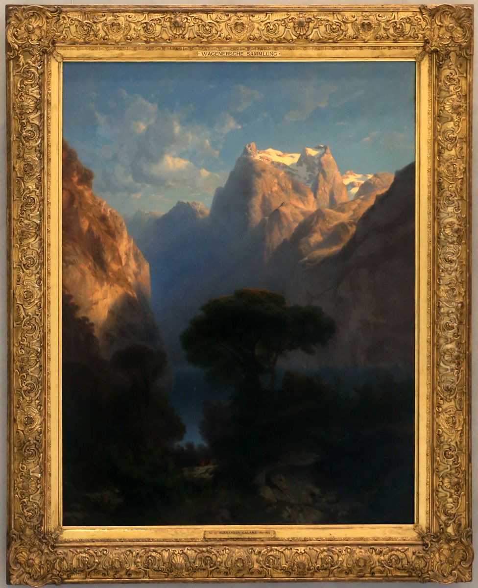 Vierwaldstatter See Oil Painting by Alexandre Calame