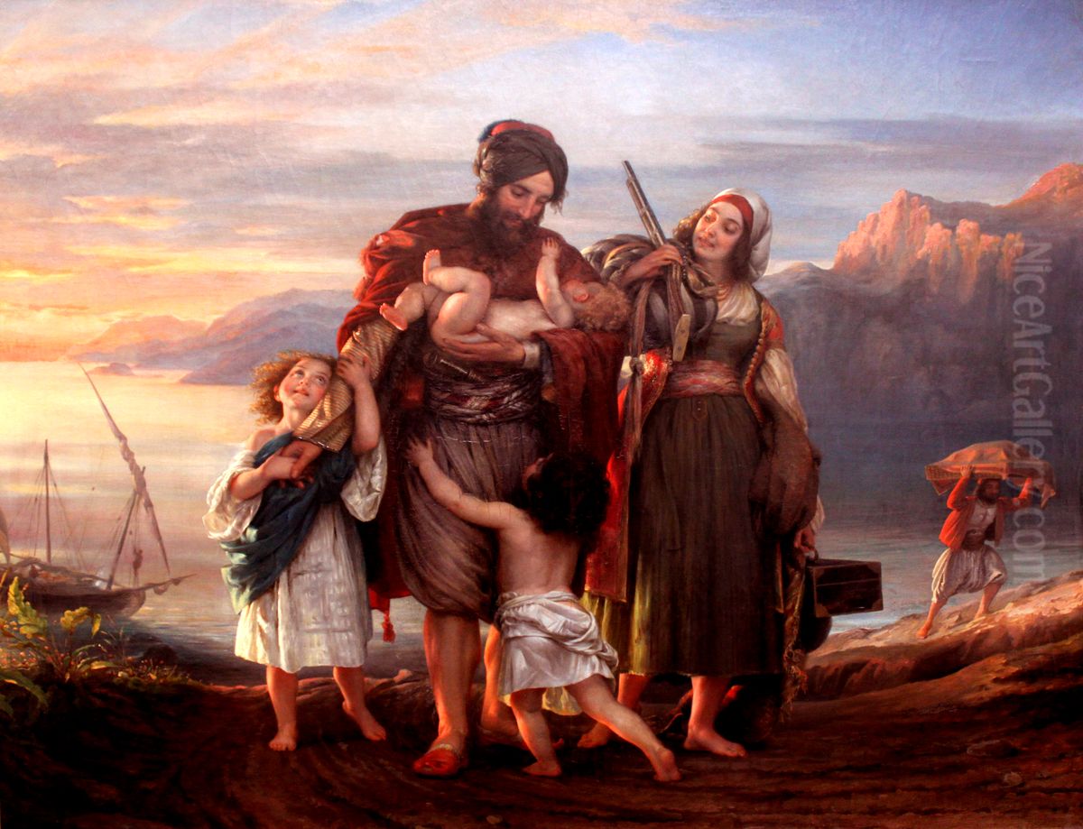 Palikare Return Home Oil Painting by Eduard Magnus
