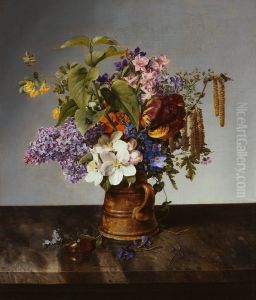 Garden bouquet in the jug