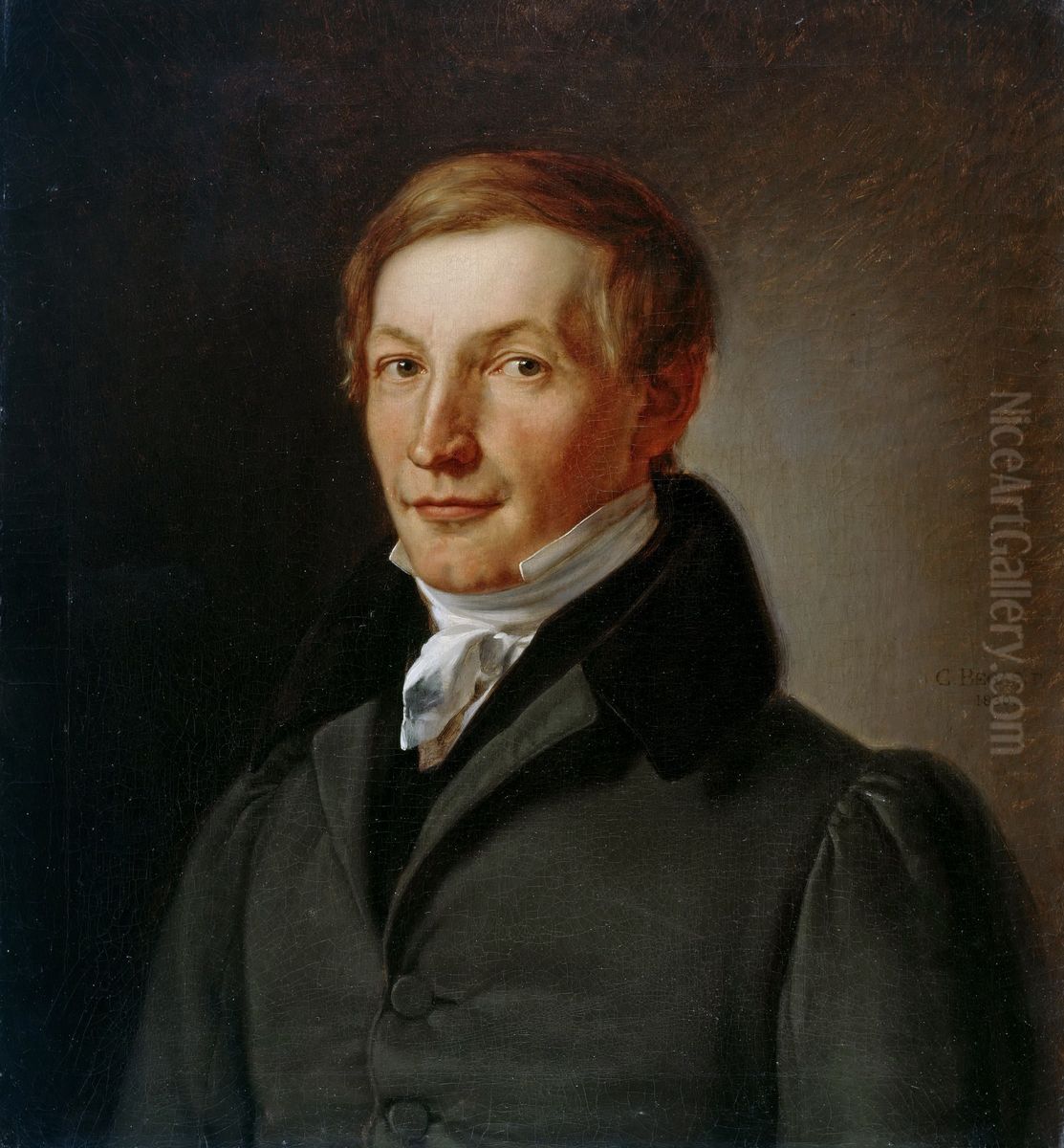 The horticulture director Peter Joseph Lenne Oil Painting by Carl Joseph Begas