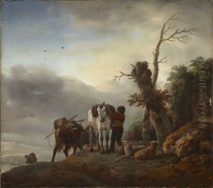 Landscape with Packhorses