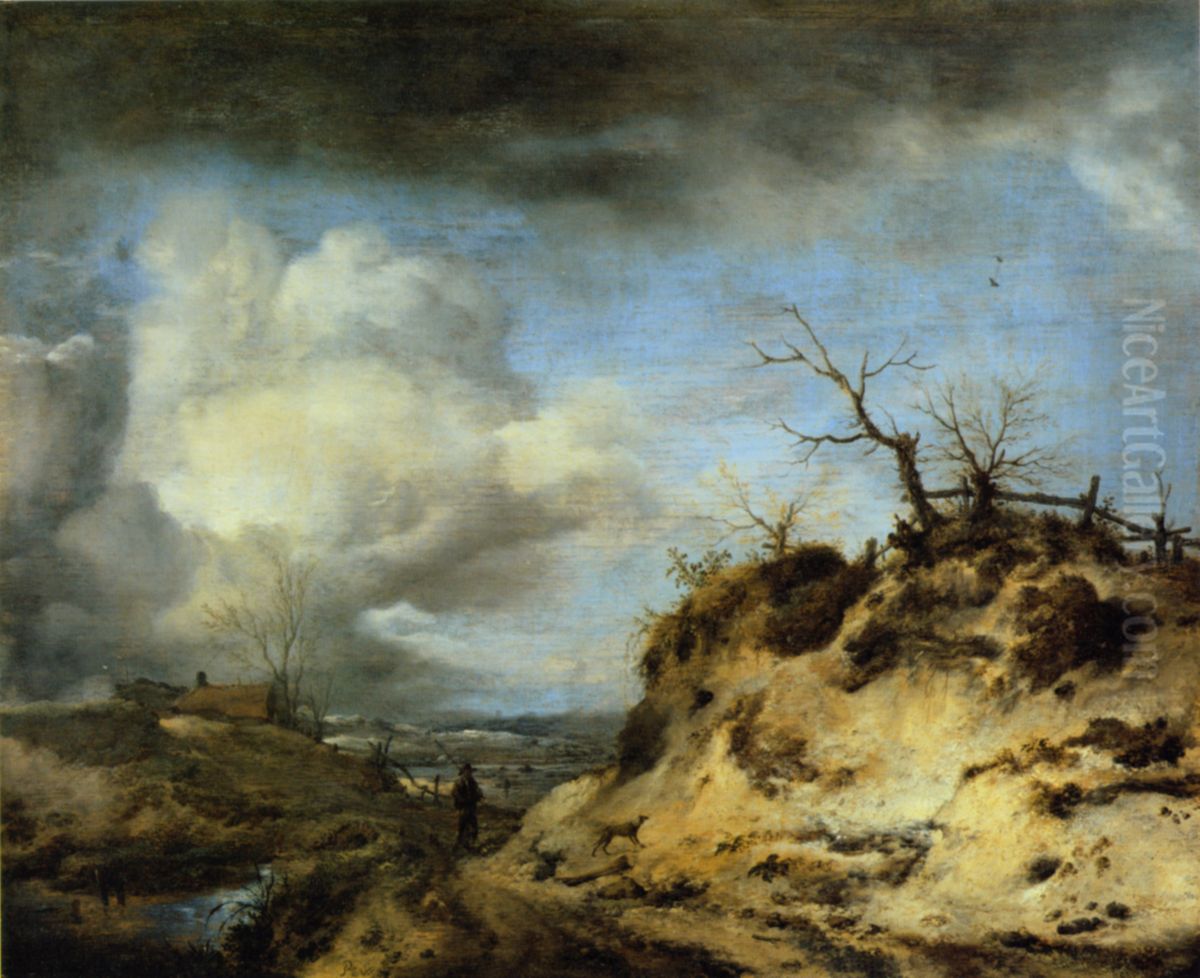 Der Dunenweg Oil Painting by Philips Wouwerman