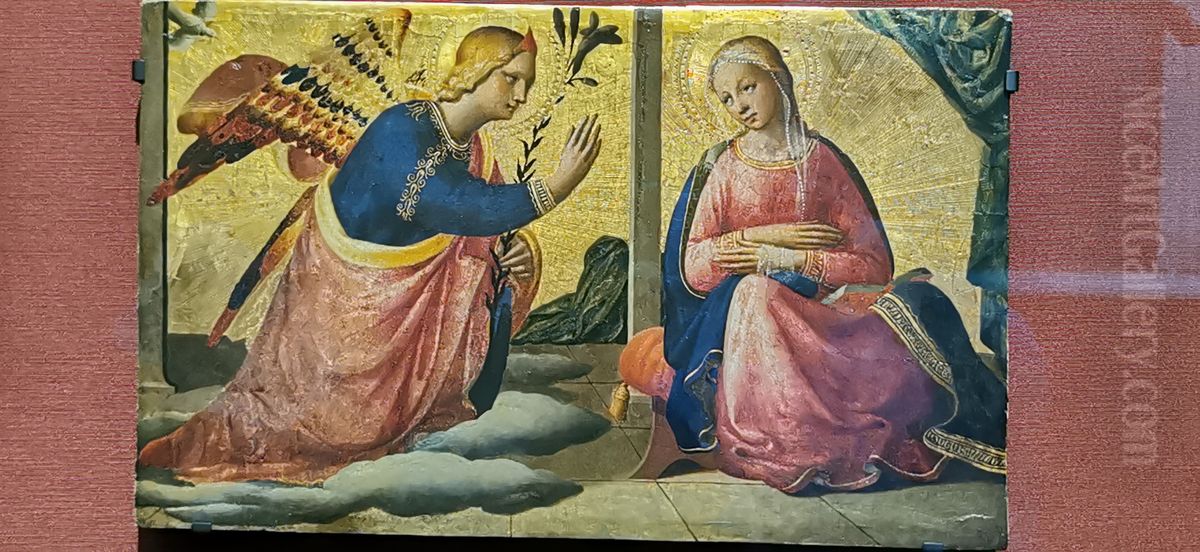 Die Verkundigung Oil Painting by Fra Angelico