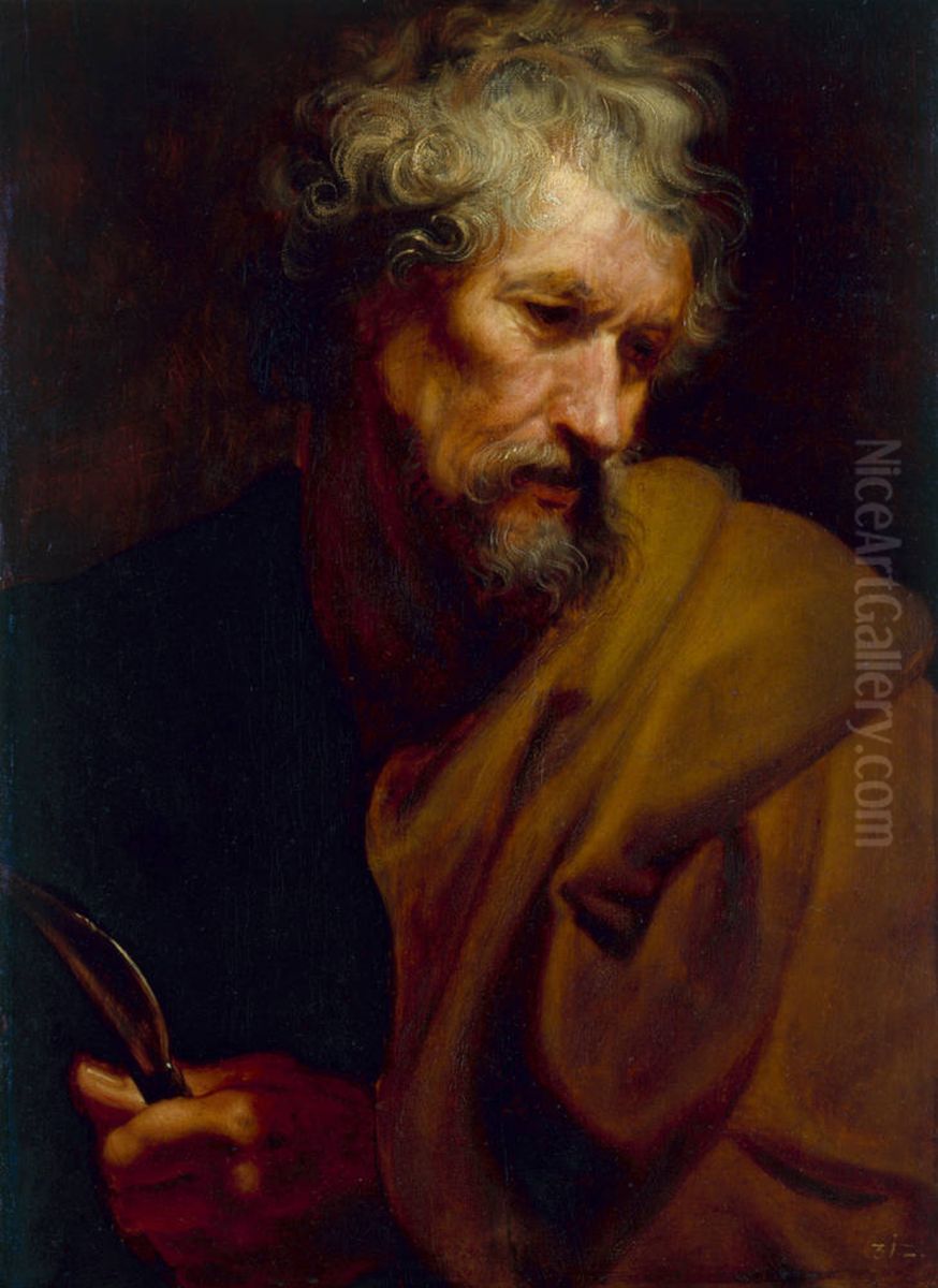 The Apostle Saint Bartholomew Oil Painting by Sir Anthony Van Dyck