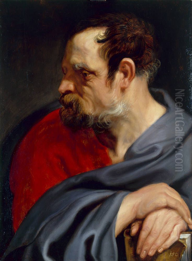 Der Apostel Matthias Oil Painting by Sir Anthony Van Dyck