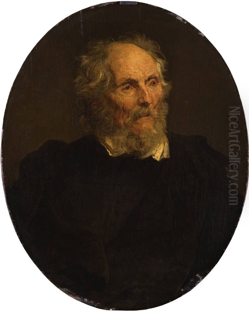 Thomas Parr Oil Painting by Sir Anthony Van Dyck