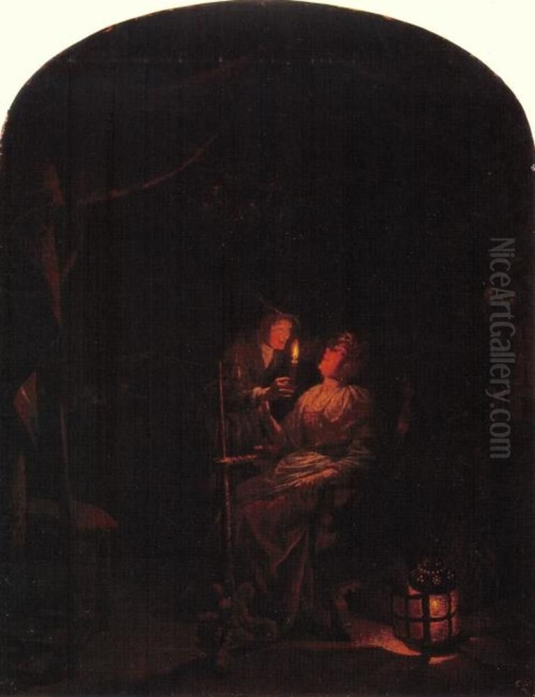 Beim Arzt Oil Painting by Gerrit Dou
