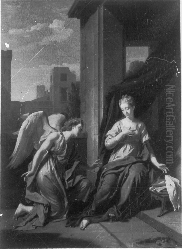 The Annunciation Oil Painting by Adriaen Van Der Werff