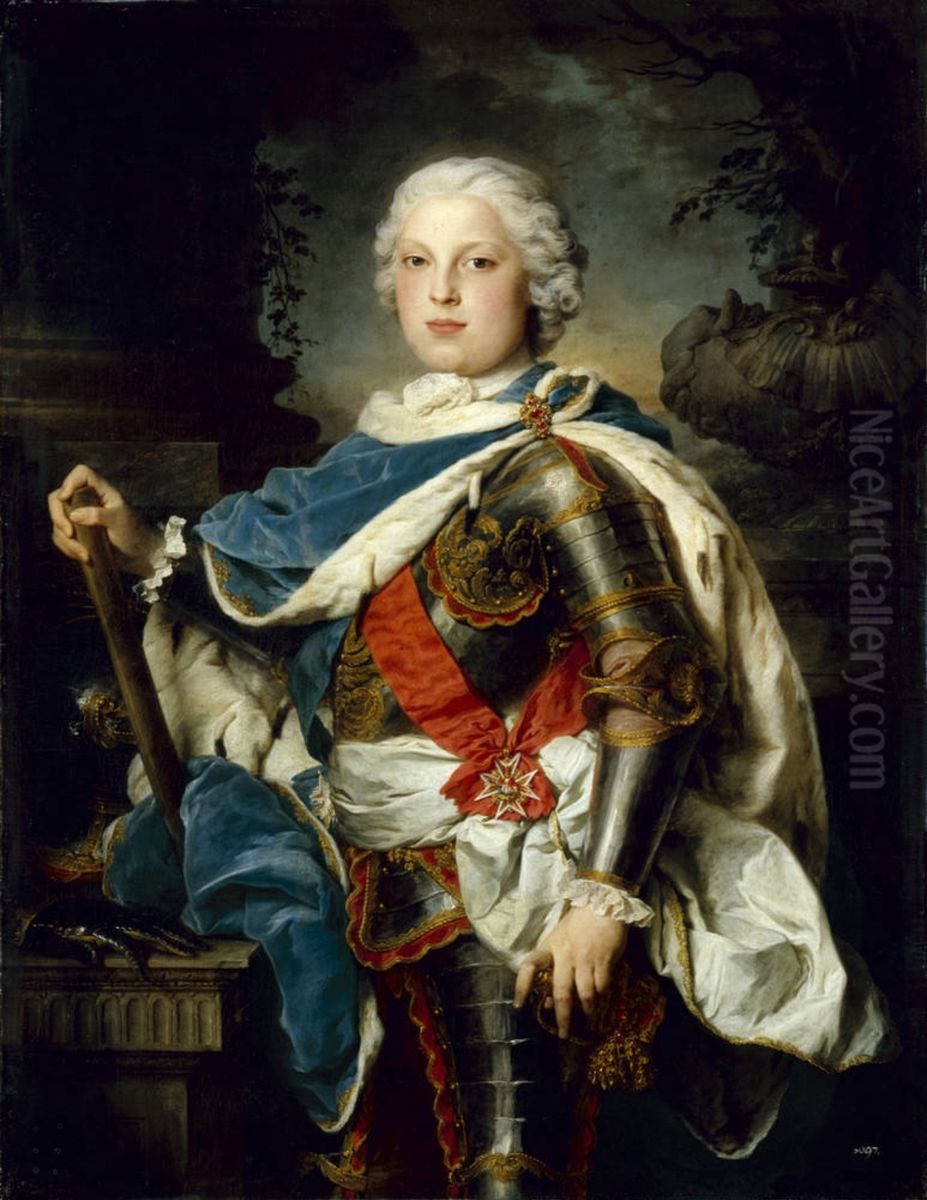 Kurprinz Friedrich Christian von Sachsen (1722-1763) Oil Painting by Pierre Subleyras