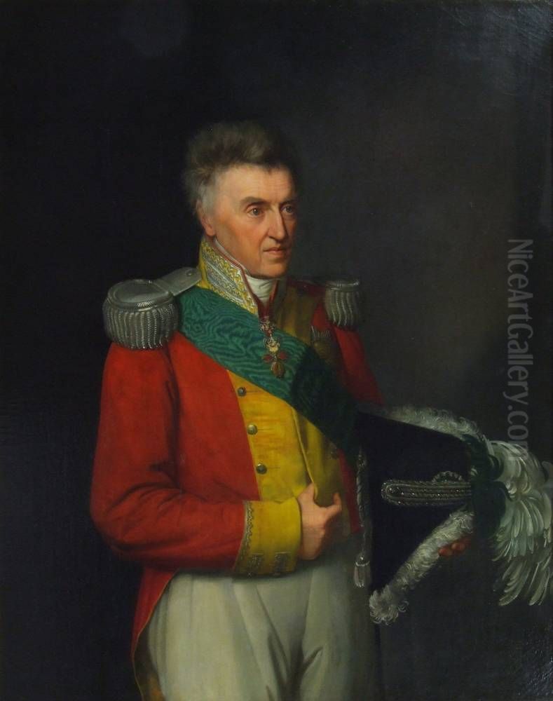 Anton, Konig von Sachsen Oil Painting by Carl Christian Vogel von Vogelstein