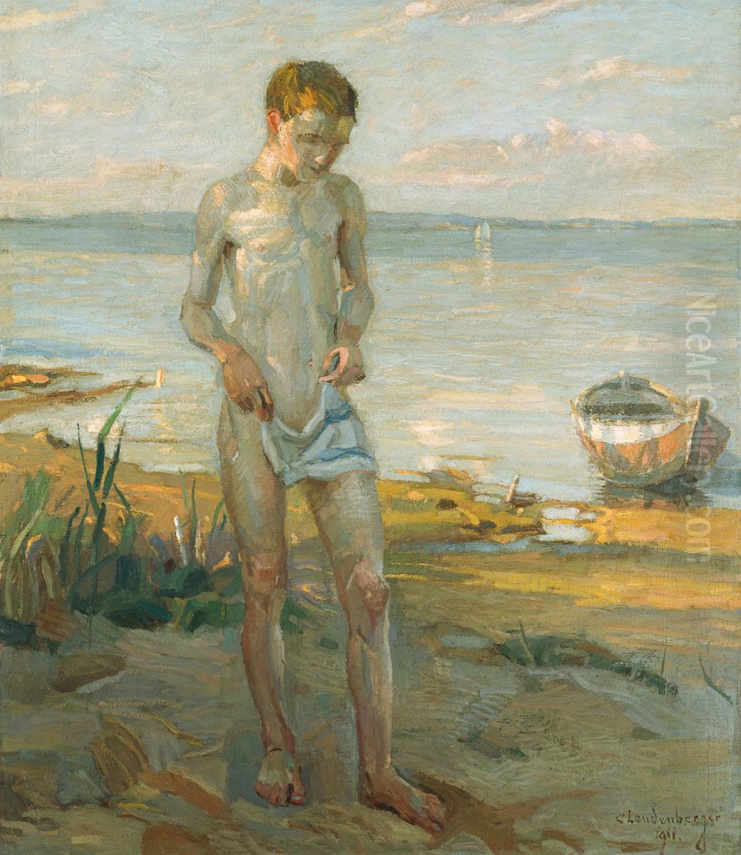 Abend am Ammersee I Oil Painting by Christian Landenberger