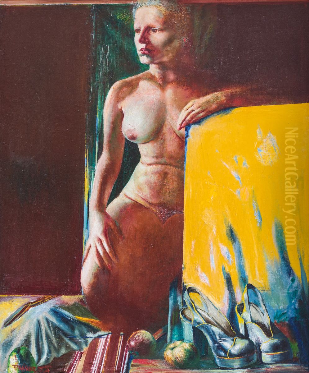 Eeva Oil Painting by Tiit Paasuke