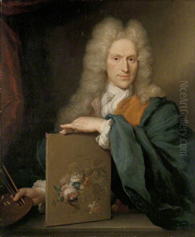 Jan van Huysum Oil Painting by Arnold Boonen