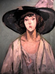 Femme au chapeau