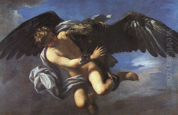 The Rape of Ganymede Oil Painting by Anton Domenico Gabbiani